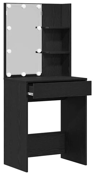 Toaletni stol Crni hrast 60 x 40 x 140 cm Konstruirano drvo - Crni hrast