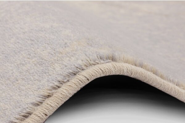 Sivo-krem vuneni tepih 133x180 cm Lissey – Agnella
