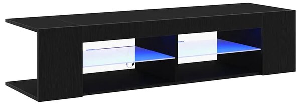 TV ormar 135 x 39 x 30 cm Crni hrast Konstruirano drvo - Crni hrast