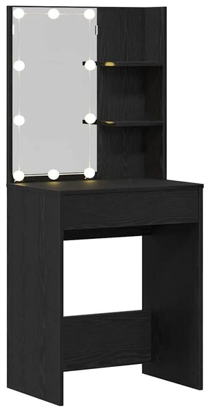 Toaletni stol Crni hrast 60 x 40 x 140 cm Konstruirano drvo - Crni hrast
