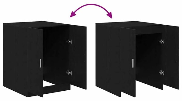 Ormar za perilicu rublja Crni hrast 70 5 x 71 5 x 91 5 cm - Crni hrast