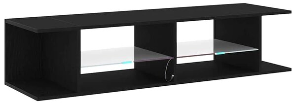TV ormar 135 x 39 x 30 cm Crni hrast Konstruirano drvo - Crni hrast