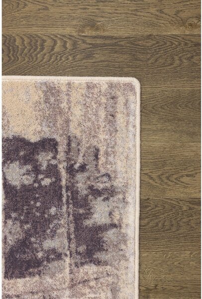 Sivo-krem vuneni tepih 133x180 cm Lissey – Agnella