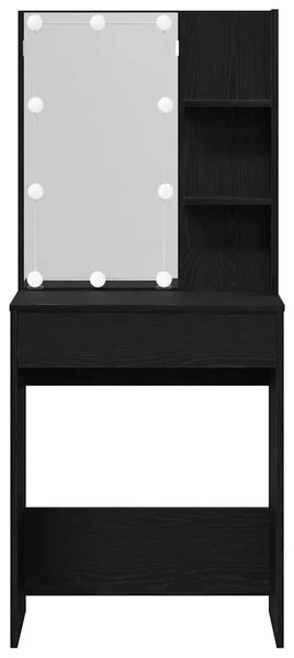 Toaletni stol Crni hrast 60 x 40 x 140 cm Konstruirano drvo - Crni hrast