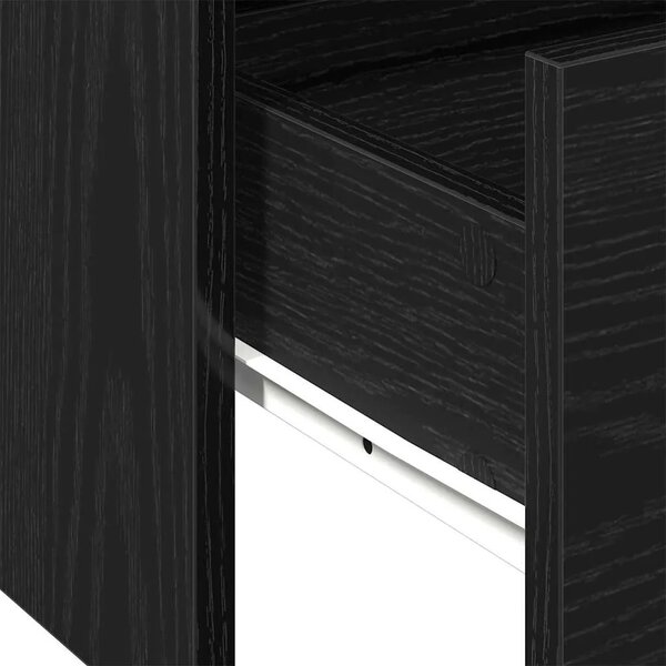 Stolić za kavu Crni hrast 102 x 55 x 43 5 cm Konstruirano drvo - Crni hrast