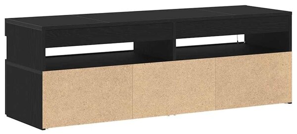 TV ormar 120 x 35 x 40 cm Crni hrast Konstruirano drvo - Crni hrast 120 cm 1