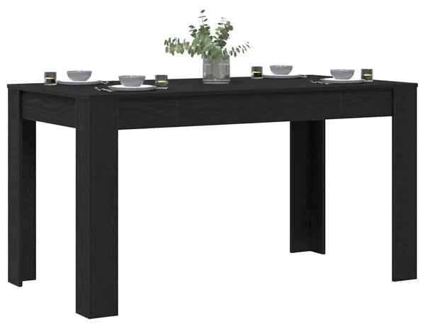 Stol za objedovanje Crni hrast 140 x 74 5 x 76 cm - Crni hrast