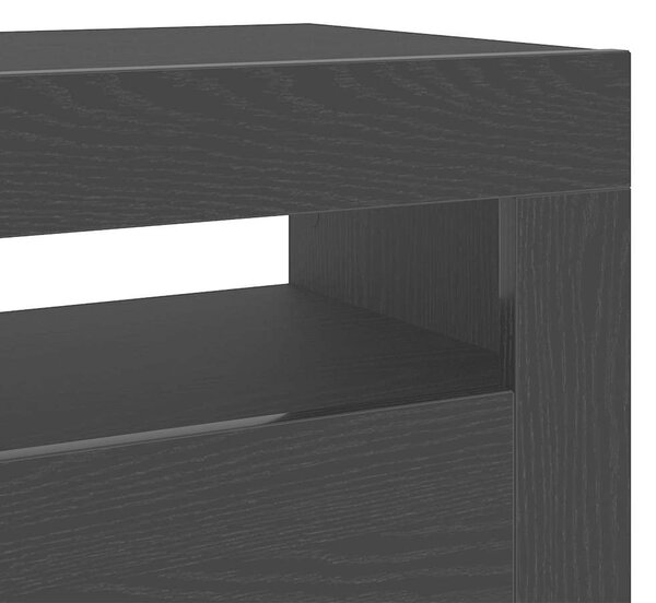 TV ormar 120 x 35 x 40 cm Crni hrast Konstruirano drvo - Crni hrast 120 cm 1