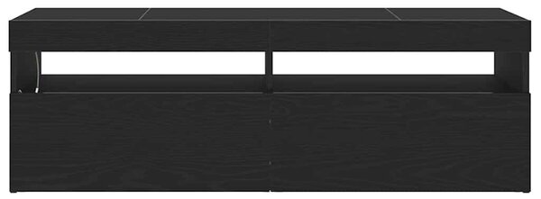 TV ormar 120 x 35 x 40 cm Crni hrast Konstruirano drvo - Crni hrast 120 cm 1