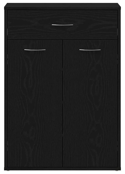 Polica za cipele 60 x 35 x 84 cm Konstruirano drvo Crni hrast - Crni hrast