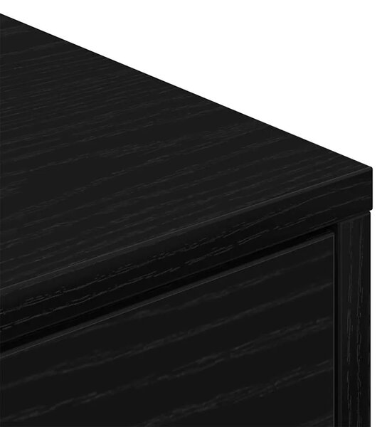 Polica za cipele 60 x 35 x 84 cm Konstruirano drvo Crni hrast - Crni hrast