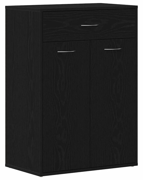 Polica za cipele 60 x 35 x 84 cm Konstruirano drvo Crni hrast - Crni hrast