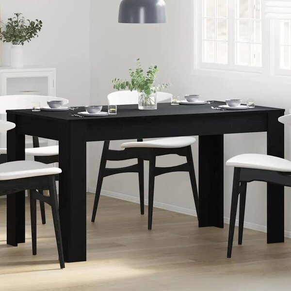 Stol za objedovanje Crni hrast 140 x 74 5 x 76 cm - Crni hrast