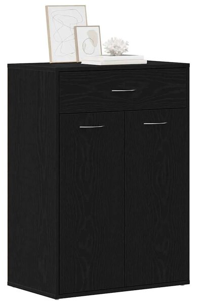 Polica za cipele 60 x 35 x 84 cm Konstruirano drvo Crni hrast - Crni hrast