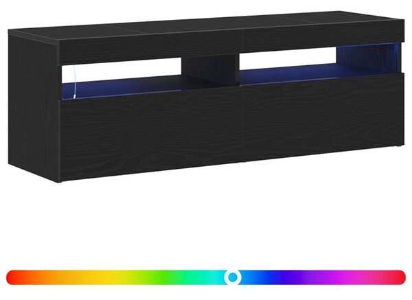 TV ormar 120 x 35 x 40 cm Crni hrast Konstruirano drvo - Crni hrast 120 cm 1