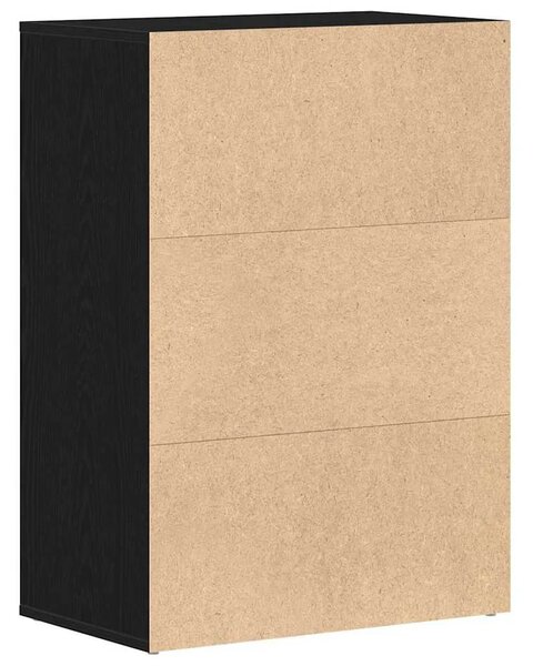 Polica za cipele 60 x 35 x 84 cm Konstruirano drvo Crni hrast - Crni hrast
