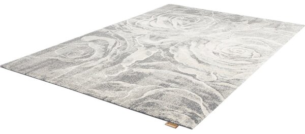 Sivi vuneni tepih 133x190 cm Ros – Agnella