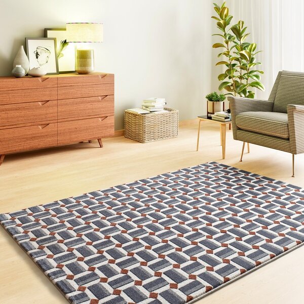 Plavi tepih 80x150 cm Amara – Universal