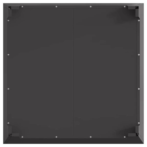 Vatra zdjela Crna Čelik otporan na vremenske uvjete - Čelik s hladno valjanom površinom/crna 80 x 80 x 43 cm