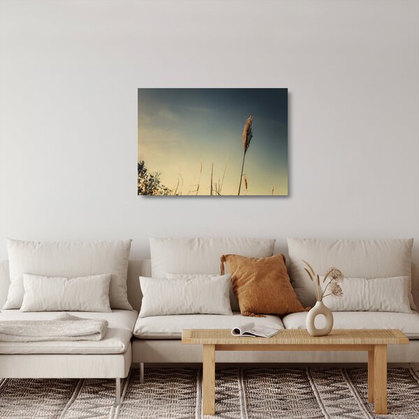 Staklena slika sa travom (70x50 cm)