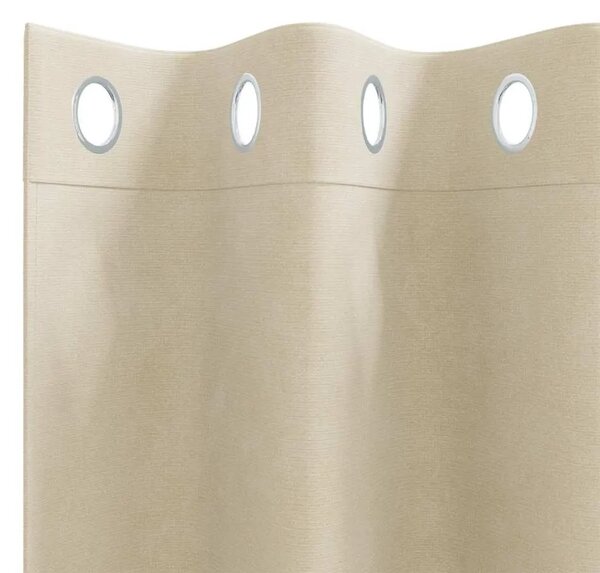 Zavjese 2 kom. Krem 140 x 225 cm Baršun - Krem 140 x 225 cm with eyelets