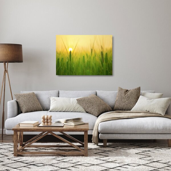Staklena slika polja sa žitom (70x50 cm)