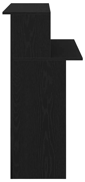 Recepcijski stol crni 100x50x103 5 cm izrađeno drvo - Crna Crna