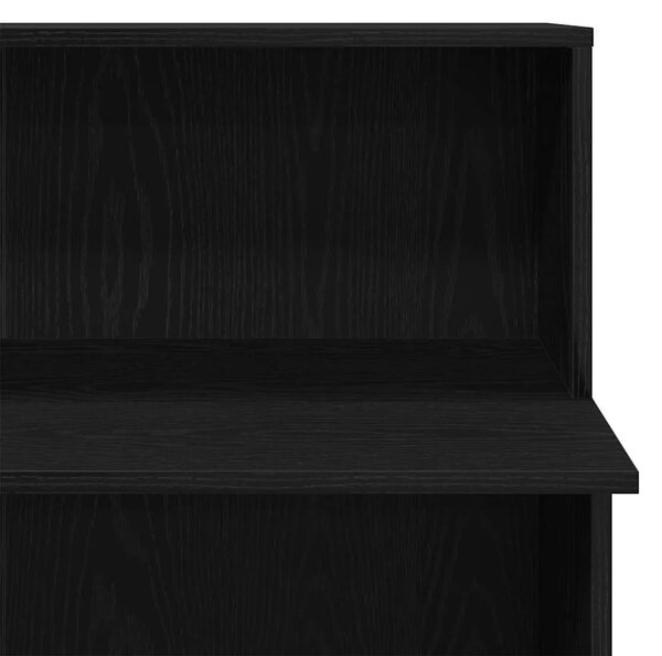 Recepcijski stol crni 100x50x103 5 cm izrađeno drvo - Crna Crna
