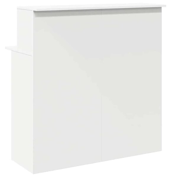 Recepcijski stol Bijeli 100x50x103 5 cm Inženirsko drvo - Bijela Bijela