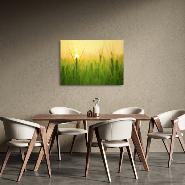 Staklena slika polja sa žitom (70x50 cm)