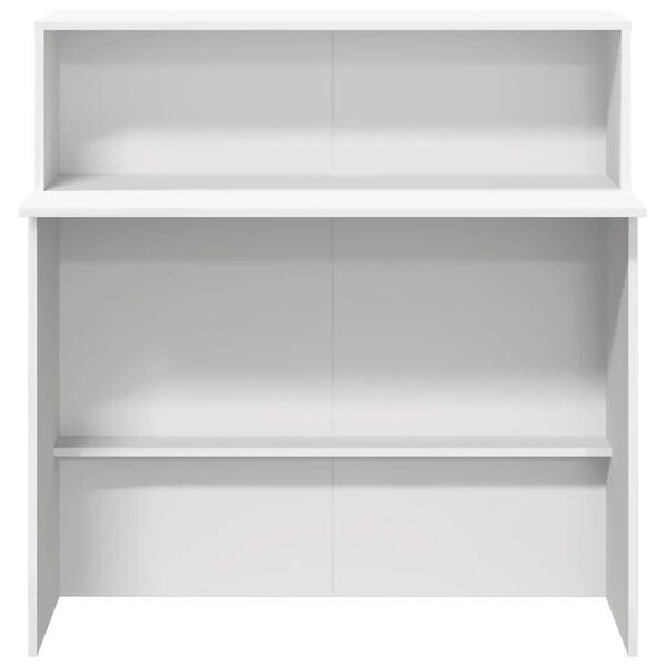 Recepcijski stol Bijeli 100x50x103 5 cm Inženirsko drvo - Bijela Bijela