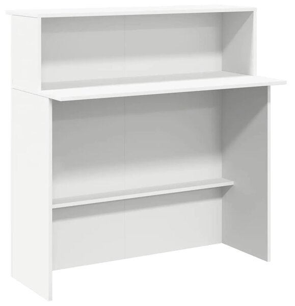 Recepcijski stol Bijeli 100x50x103 5 cm Inženirsko drvo - Bijela Bijela