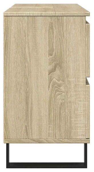 Kupaonski ormarić boja hrasta sonome 80 x 33 x 60 cm drveni - sonoma hrast 1 1 Sonoma hrast