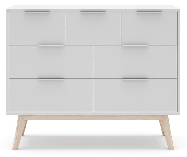 Bijela niska komoda 120x83 cm Campus - Marckeric
