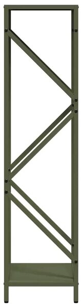 Stalak za drva za ogrjev maslinastozelen hladno valjani čelik - Maslinovo zelena 34 x 25 x 100 cm Maslinovo zelena 34 x 25 x 100