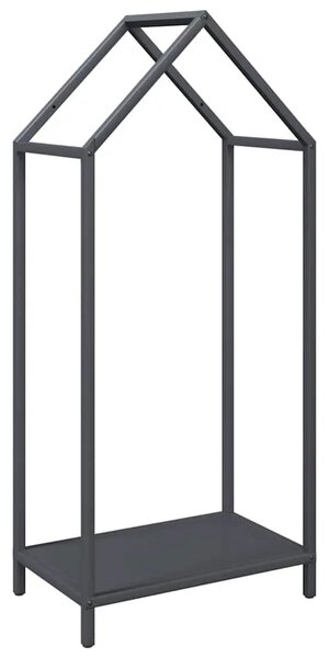 Stalak za drva antracit 40x25x90 cm hladno valjani čelik - Antracit 40 x 25 x 90 cm Antracit 40 x 25 x 90 cm