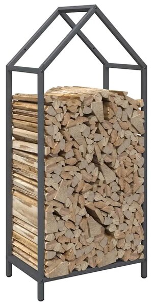 Stalak za drva antracit 40x25x90 cm hladno valjani čelik - Antracit 40 x 25 x 90 cm Antracit 40 x 25 x 90 cm