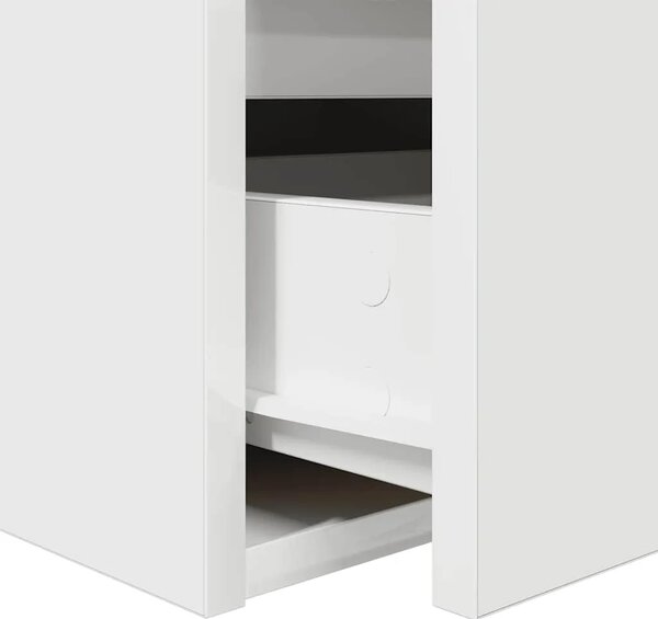 Zidni noćni ormarići 2 kom bijeli 38x34x40 cm - Bijela 2 Bijela 2