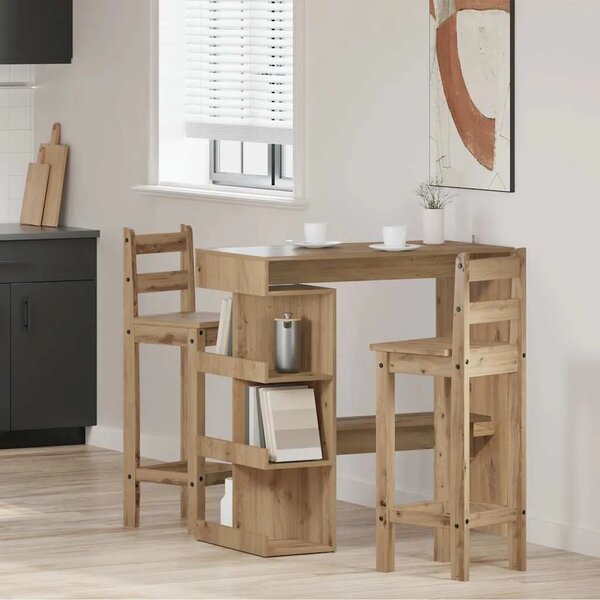 Barski stol sa stalkom boja hrasta artisan 100 x 50 x 101 5 cm - hrast artisan 1 Hrast artisan