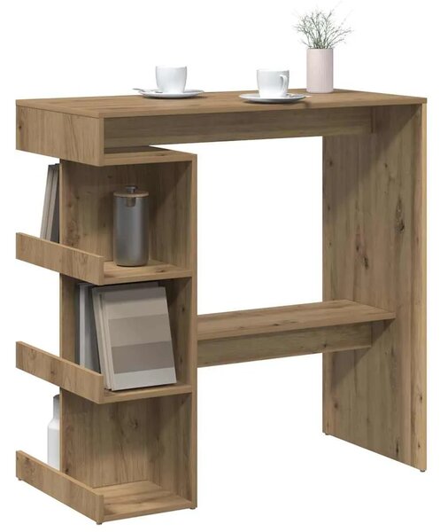 Barski stol sa stalkom boja hrasta artisan 100 x 50 x 101 5 cm - hrast artisan 1 Hrast artisan