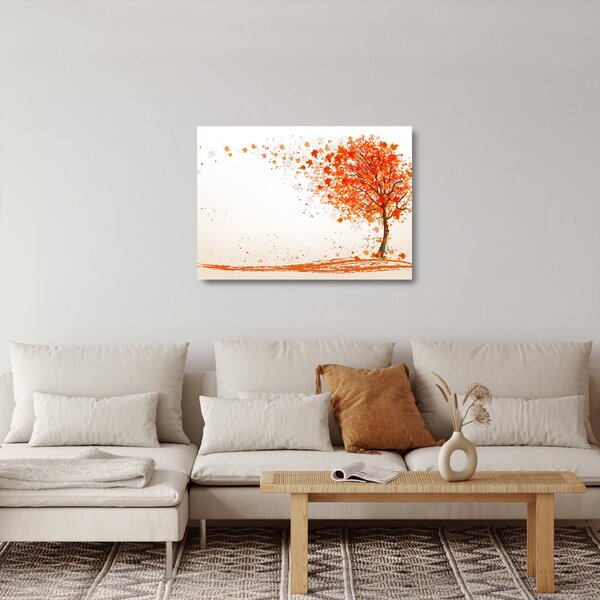 Staklena slika -Stablo na vjetru (70x50 cm)