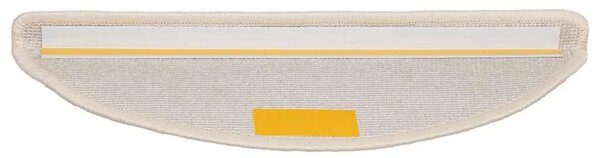 Prostirke za stepenice 30 kom 56x17x3 cm bijele poluokrugle - Bijela 56 x 17 x 3 cm 30 Bijela