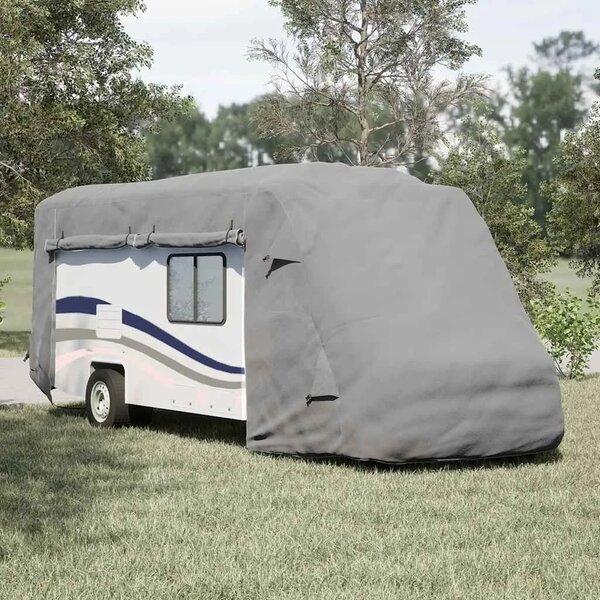 Navlake za kamper sive 660x235x275 cm netkana tkanina - 660 x 235 x 275 cm 1 660 x 235 x 275 cm
