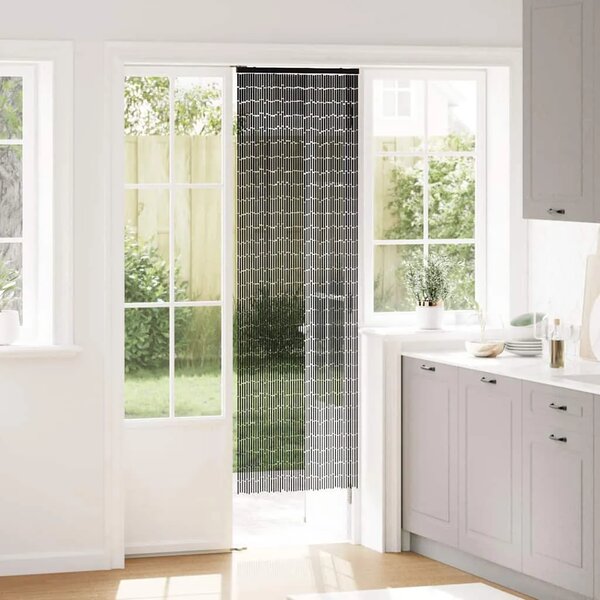 Zavjesa za vrata protiv muha za kamper tamnosiva 56x185 cm bambus - Tamno siva 56 x 185 cm Tamno siva 56 x 185 cm