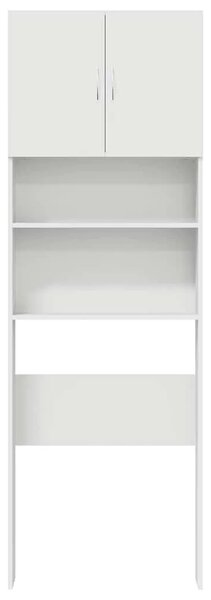Ormar za perilicu bijeli 64x24x190 cm izrađeno drvo - Bijela 1 Bijela