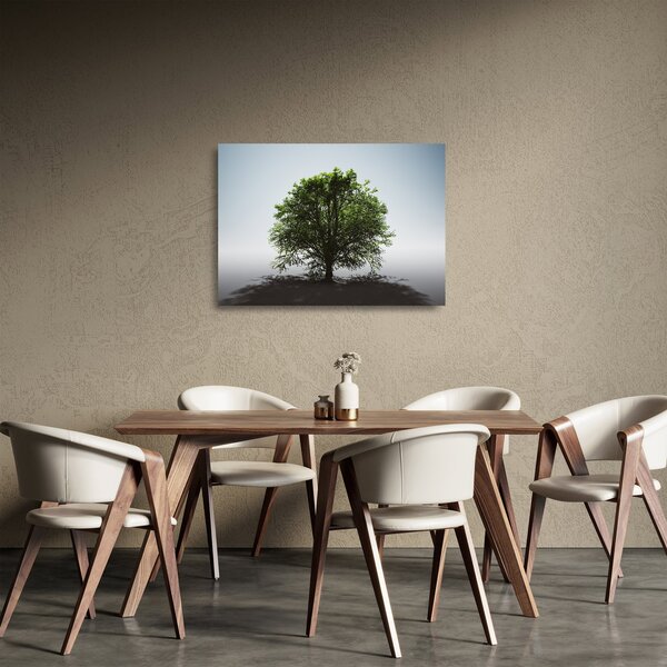 Staklena slika - Usamljeno stablo (70x50 cm)