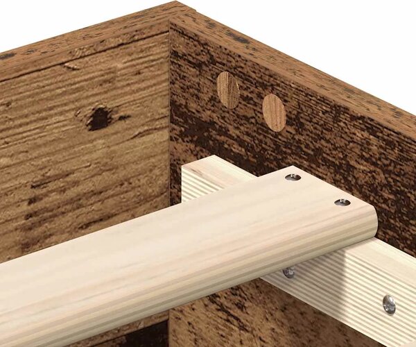 Okvir kreveta bez madraca staro drvo 200x200 cm - Staro drvo 200 x 200 cm Staro drvo 200 x 200 cm