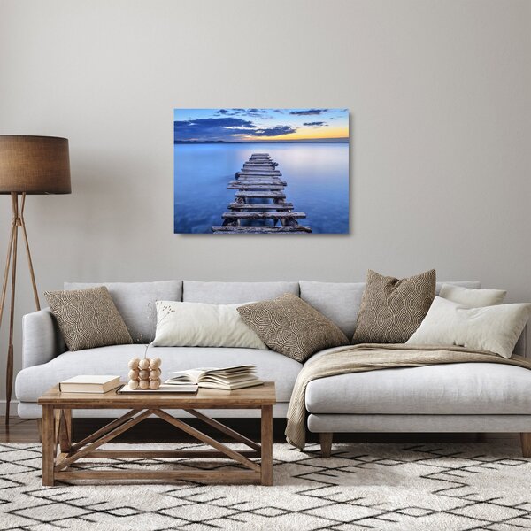 Staklena slika - Pristanište, Zadar, Hrvatska (70x50 cm)