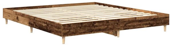 Okvir kreveta bez madraca staro drvo 200x200 cm - Staro drvo 200 x 200 cm Staro drvo 200 x 200 cm