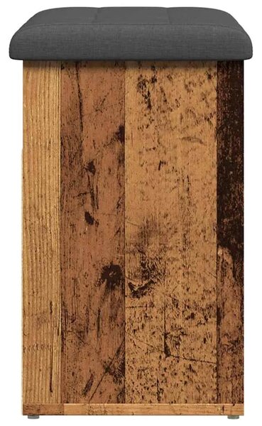 Klupa za cipele staro drvo 62x32x50 cm konstruirano drvo - Staro drvo Staro drvo